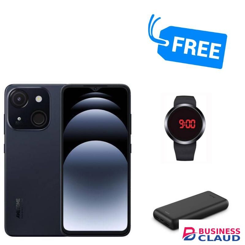 Itel A06,,32GB ROM + UPTO 2GB RAM,WATCH & POWERBANK,SPLY""