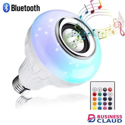 Bluetooth Speaker Music Bulb Remote Control RGB Light Bulb