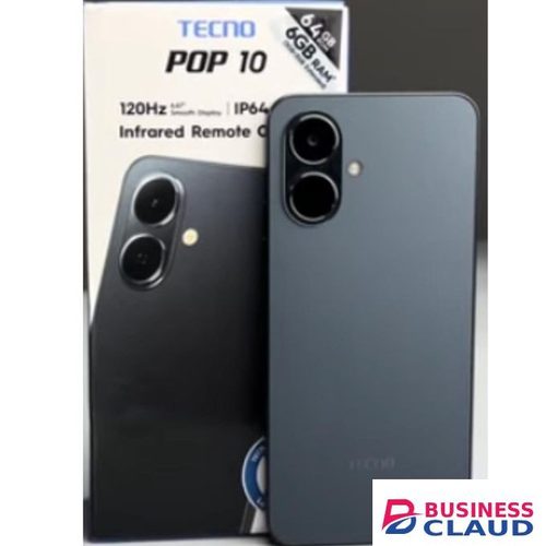Tecno POP 10 Display: 6.67 Inches Upto 6GB Extended RAM + 64GB Storage, Battery: 5000 MAh--L