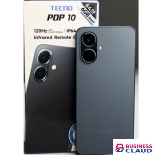 Tecno POP 10 Display: 6.67 Inches Upto 6GB Extended RAM + 64GB Storage, Battery: 5000 MAh--B