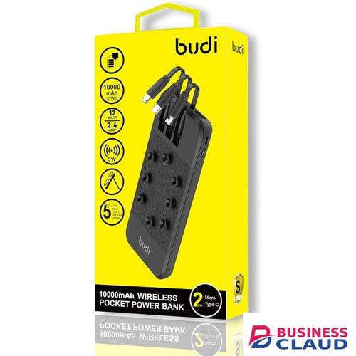 10000mAh Wireless Pocket PowerBank 10000 MAh Fast Charging USB-C Micro USB Compatible With Lightning Type Fast Charging