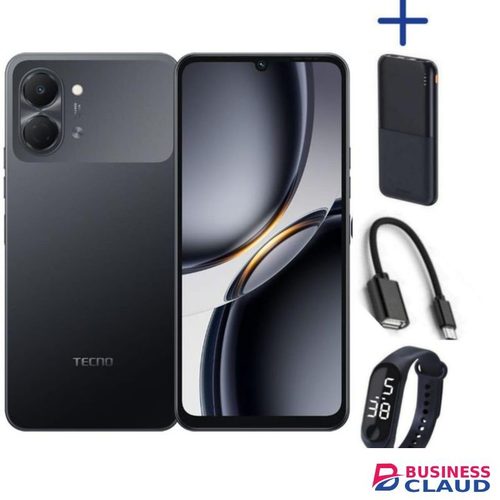 Tecno Pop 20,6.75'' display, Upto 8GB RAM+64GB storage+5000mAh Battery-1 year Warranty pb otg