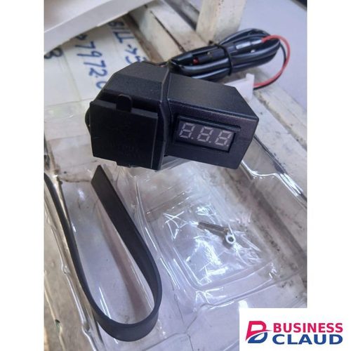 12-24V Motorcycle Dual USB Phone Charger 5V 3A Fast Charge with ON/Off Switch