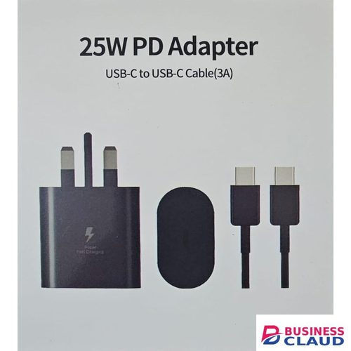 Fast Charger USB C Plug with USB C Cable 25W Type C Super Fast Phone Charging Android Adapter