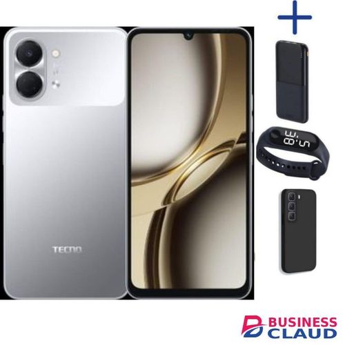 Tecno Pop 20,6.75'' display, Upto 8GB RAM+64GB storage+5000mAh Battery-1 year Warranty led cover