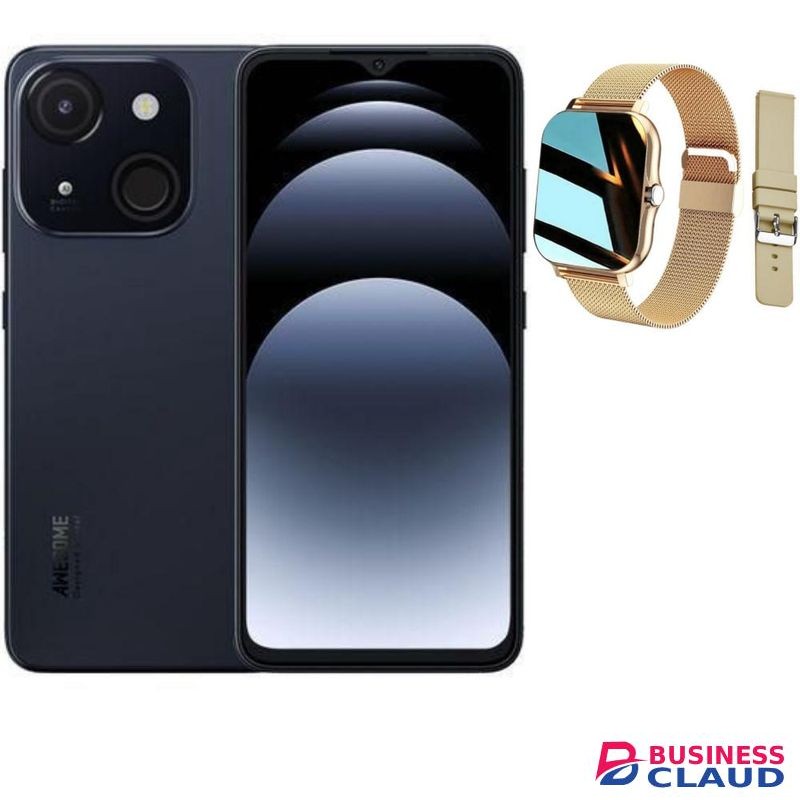 Itel A06 6.6" HD+, 32GB ROM + Up To 4GB RAM, 4000mAh Gold smart watch