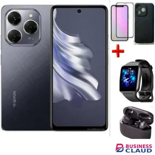 Tecno Spark 40, 6.67'' Screen,128GB ROM+ Up to 8GB RAM Extended,50MP, 5200 MAh Battery+GIFTS