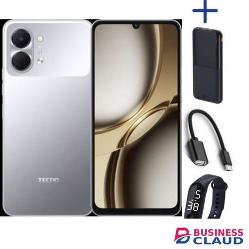Tecno Pop 20,6.75'' display, Upto 8GB RAM+64GB storage+5000mAh Battery-1 year Warranty led otg