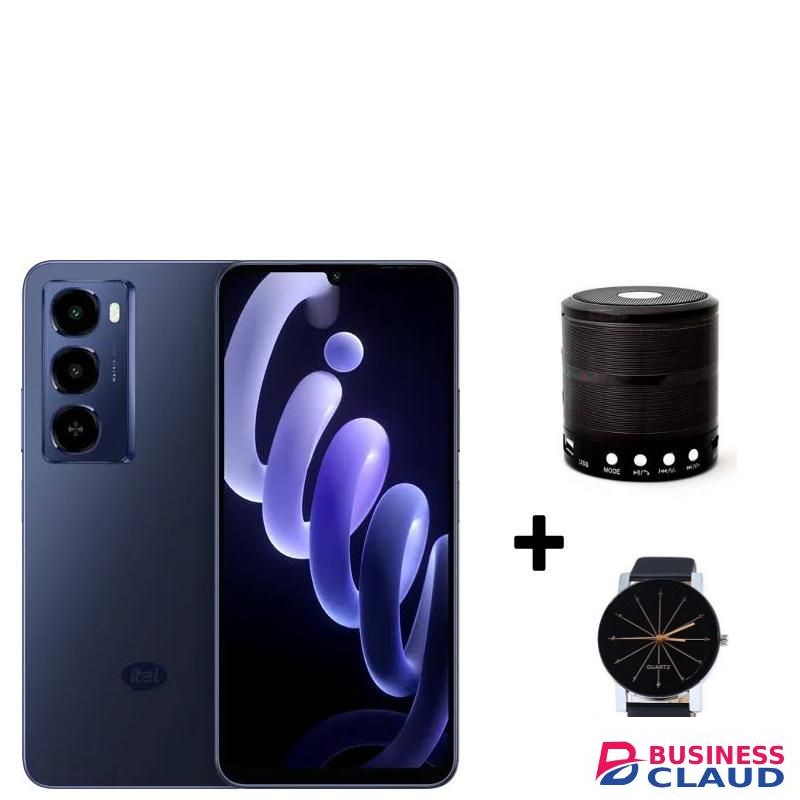 Itel CITY 100,IPS LCD,(128GB ROM +UPTO 18GB RAM) DUAL SIM,5200MAH,FREE SPEAKER & WATCH