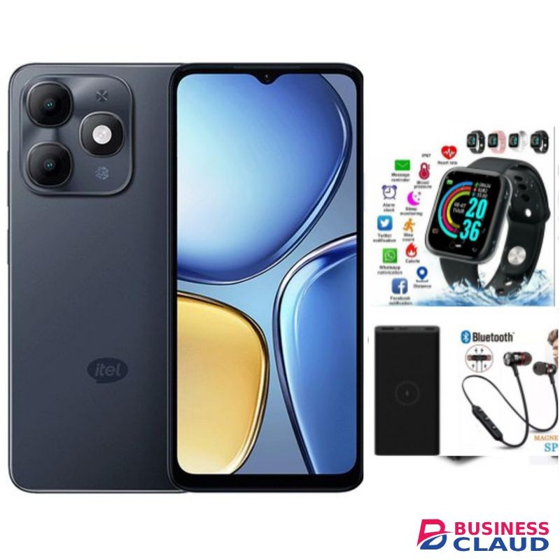 Itel A90, 6.6", 4GB RAM + 128GB (Dual SIM), 5000mAh, POWER BANK S WATCH