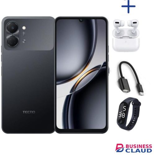 Tecno Pop 20,6.75'' display, Upto 8GB RAM+64GB storage+5000mAh Battery-1 year Warranty pb led