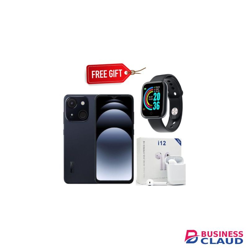 Itel A06 6.6" HD+, 32GB ROM + Up To 4GB RAM, 4000mAh+Smartwatch+Pods