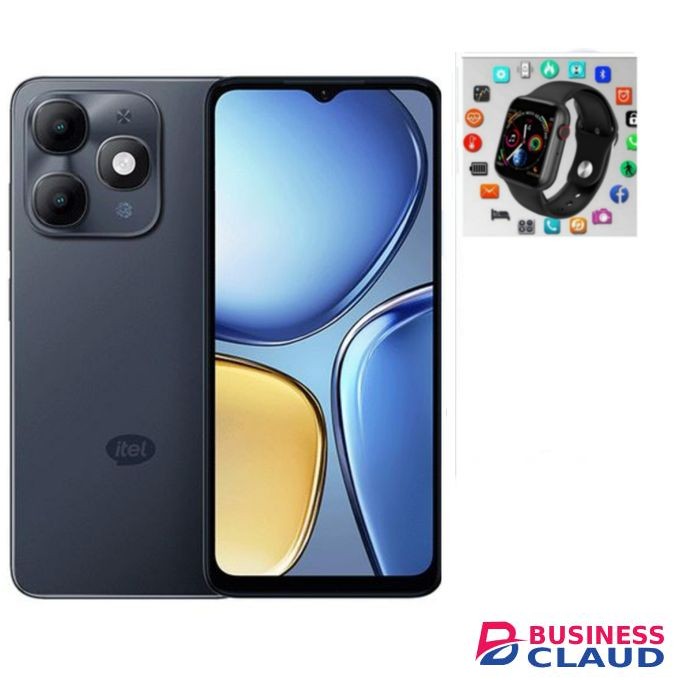 Itel A90, 6.6", 4GB RAM + 128GB (Dual SIM), 5000mAh, WATCH