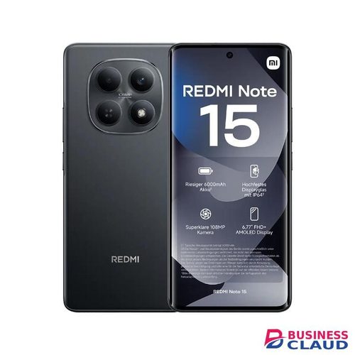 XIAOMI Redmi Note 15 256GB ROM +8 GB RAM 6.77" 120Hz AMOLED Curved Display 108 MP Rear Camera 20MP Selfie 6000mAh Battery + FREE GIFTS(REDMI BUDS 6 PLAY)