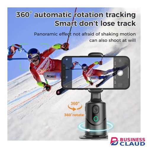 Q12 360 AI recognition face intelligent selfie stabilizer handled camera gimbal tracking smart camera head artifact