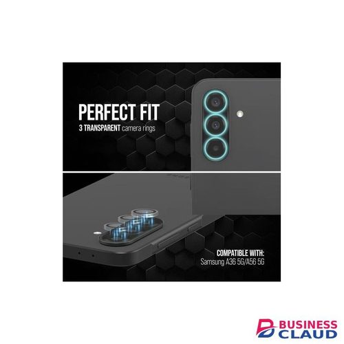 Samsung Galaxy A56 Camera Lens Protector, Tempered Glass Anti-Scratch Anti-Glare Lens Cover for Night Photography, Easy Installation, Black