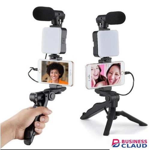 AY-49 video making kit for smartphone video recording and vlogging
