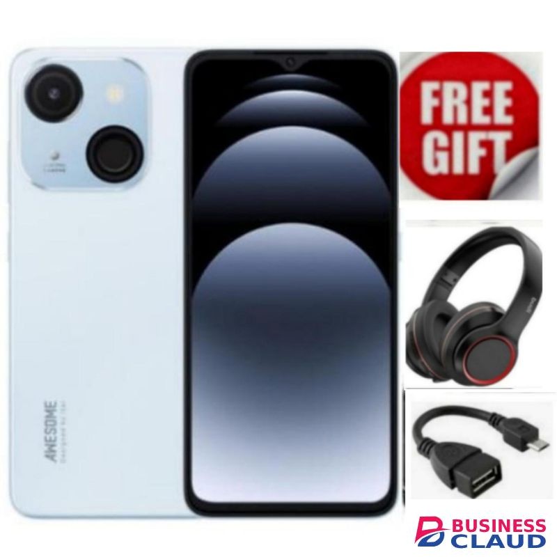 Itel A06 6.6" HD+, 32GB ROM + Up To 4GB RAM, 4000mAh, 4G+HEADPHONES+OTG...Lii