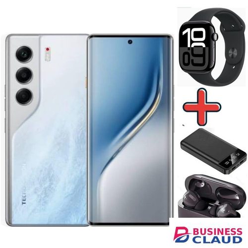 Tecno CAMON 50,upto16 GB RAM +256GB Storage 5200 MAH BATTERY DUAL-1 YEAR WARRANTY+FREE GIFTS-White