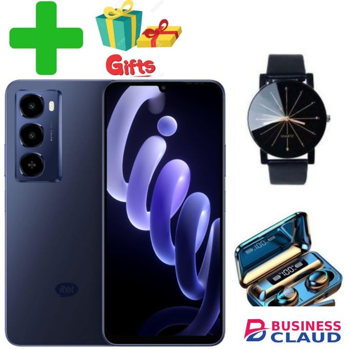 Itel City 100 4G,13 MP"18GB RAM+128GB ROM"5200 mAh+GIFTS,F9 PODS