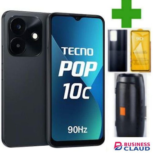 Tecno Pop 10c - 6.67'' - 128GB ROM - Android 15 Smart - 13MP Rear/8MP Front - 5000mAh COVER SPEAKER