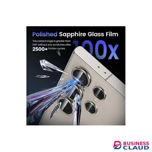 Camera Lens Protector for Samsung Galaxy S24 Ultra, Tempered Glass, Easy Install Äž Black, Anti-Scratch, Night-Shooting Anti-Glare, and Protective Phone Cover
