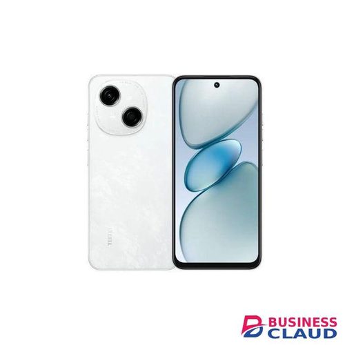 Tecno POP 10 Pro - 6.67" HD+, 64GB ROM + upto 8GB RAM, 6000mAh Battery, Dual SIM, 13MP -white