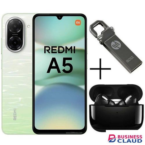 XIAOMI Redmi A5 RAM, 4GB RAM + 128GB ROM, 5200 mAh, Dual Sim - Blue + Free Gifts