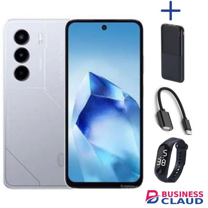 Itel Power 70 128GB + 4GB(UPTO 8GB) RAM ,6.67'' HD, Android P70 6000mAh .LED OTG PB