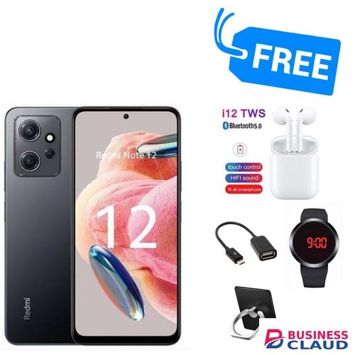 XIAOMI Redmi Note 12, 6.67' Display Size( 6GB+128GB),BUDS,OTG,RING & WATCH