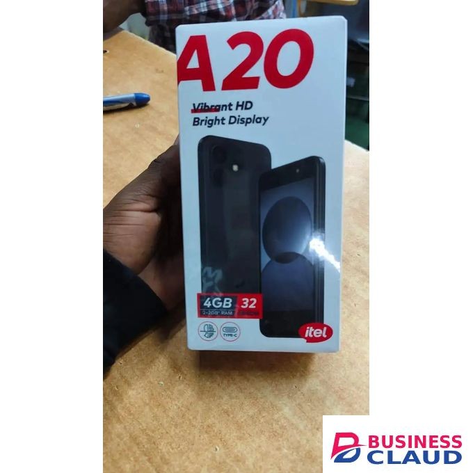 Itel A20, 5 Inch Vibrant HD Bright Display,32GB Storage+4(2+2)GB RAM, 2400mAh battery