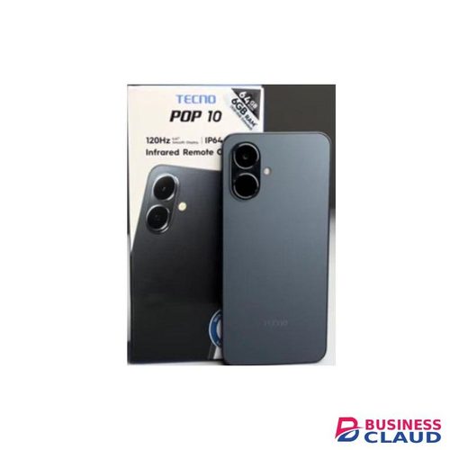 Tecno POP 10 Display: 6.67 Inches Upto 6GB Extended RAM + 64GB Storage, Battery: 5000 MAh--Black+Earpods+Led Watch+Otg
