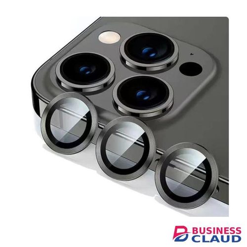 iPhone 12 Pro Phone Case, Metal Ring Camera Lens Protector for Enhanced Protection for Second Device
