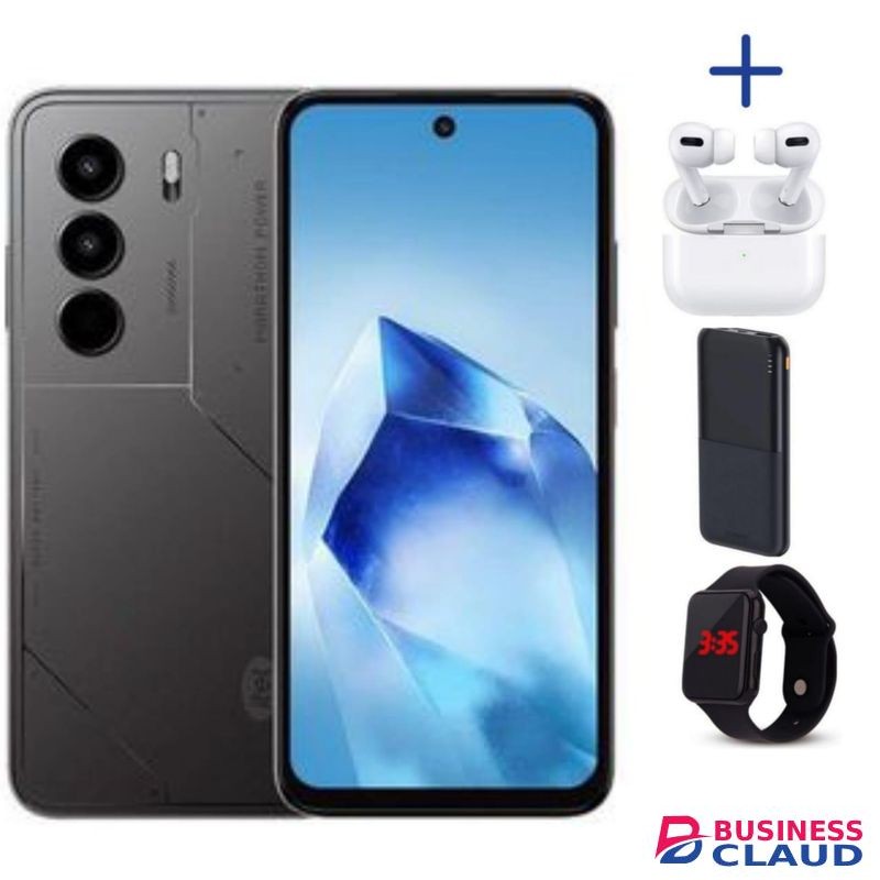 Itel Power 70 128GB + 4GB(UPTO 8GB) RAM ,6.67'' HD, Android P70 6000mAh PODS