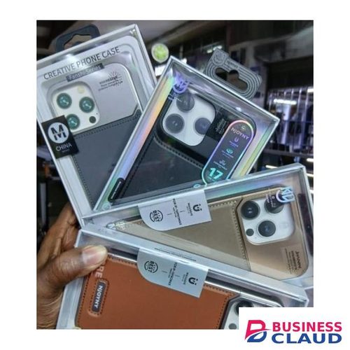 Luxury Frameless Leather Magnetic Case with MagSafe, Metallic Frame, and Patina Leather Design for iPhone 16 Pro Max - Grey
