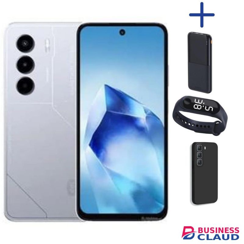 Itel Power 70 128GB + 4GB(UPTO 8GB) RAM ,6.67'' HD, Android P70 6000mAh .LED COVER PB