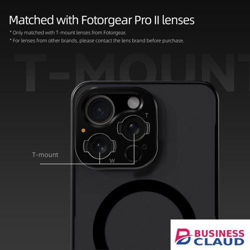 Fotorgear Premium Metal Phone Case for iPhone 15 Pro