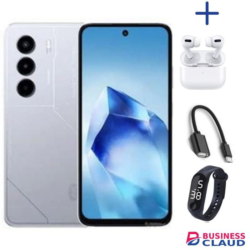 Itel Power 70 128GB + 4GB(UPTO 8GB) RAM ,6.67'' HD, Android P70 6000mAh .LED OTG