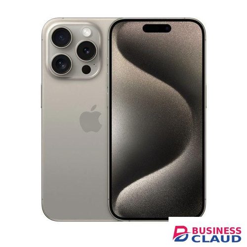 Apple iPhone 15 Pro Max- 6.7", 512GB + 8GB RAM (Single SIM plus e sim)- 4441mAh- Natural Titanium