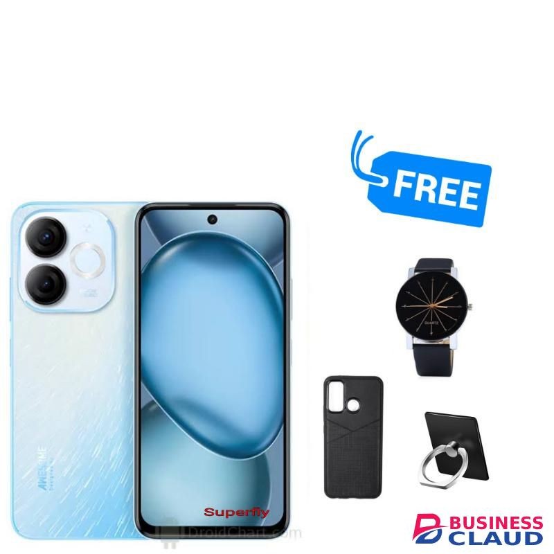Itel A80,STORAGE(128GB ROM + UPTO 8GB RAM)5000MAH,50MP,120HZ,WATCH,COVER & RING