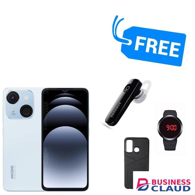 Itel A06,6.6 HD+,32GB ROM. & UPTO 4GB RAM,DUAL SIM,4000MAH,BLUETOOTH,WATCH & COVER,SPLY"