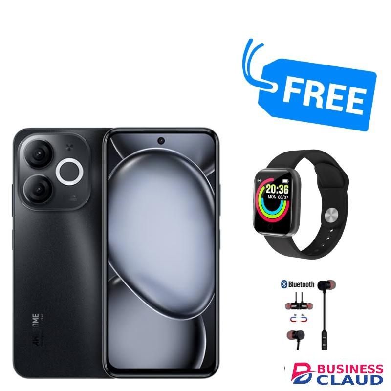 Itel A80,(UPTO 8GB RAM +128GB ROM) DUAL SIM,120HZ,5000MAH,50MP,WATCH & BLUETOOTH SPORTS