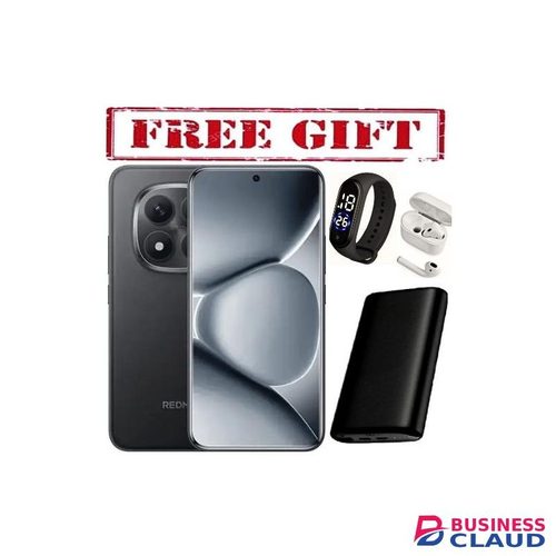 XIAOMI Redmi Note 15, 6.77", 128GB + 6GB RAM (Dual SIM), 5800mAh, IP 68,(2YRs WRTY) -COMES WITH FREE STRAP WATCH, POWERBANK AND AIRPODS FOR YOU black