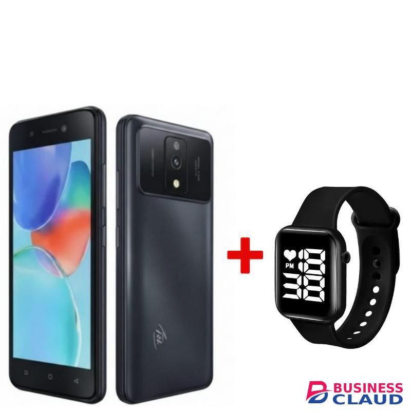 Itel A24 PRO,5.0" INCHES,DUAL SIM,2GB RAM &32GB ROM,3020MAH,FREE LED WATCH