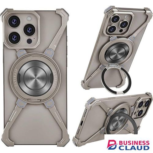 Urban Armor Gear X shape metalic frameless cover for 14 pro max