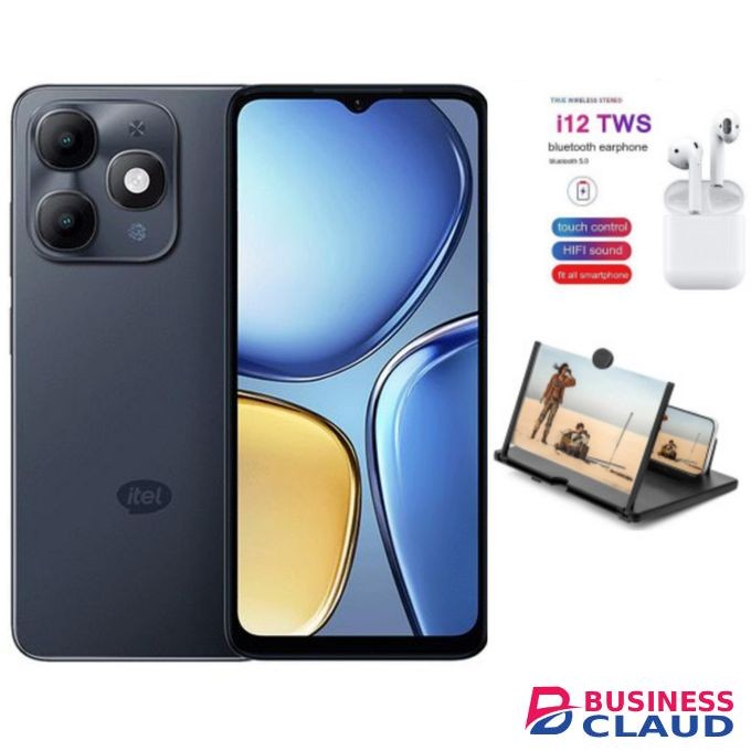 Itel A90, 6.6", 4GB RAM + 128GB (Dual SIM), 5000mAh, MAGNIFIER I12