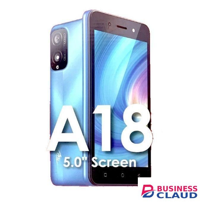 Itel A18, 5.0" Display, 32GB ROM +1GB RAM (Dual Sim), 2400mAh - Blue