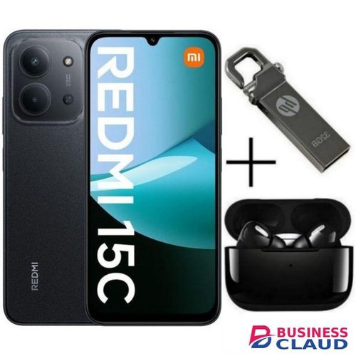 XIAOMI Redmi 15C, 6.9', 8GB RAM + 256GB ROM Storage, 6000 mAh - Gray + FREE AMAZING GIFTS