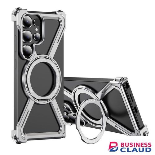 Samsung Galaxy S25 Ultra Slim Titanium Case - Borderless Metal Frame with MagSafe and Wireless Charging Support Protective Phone Cover