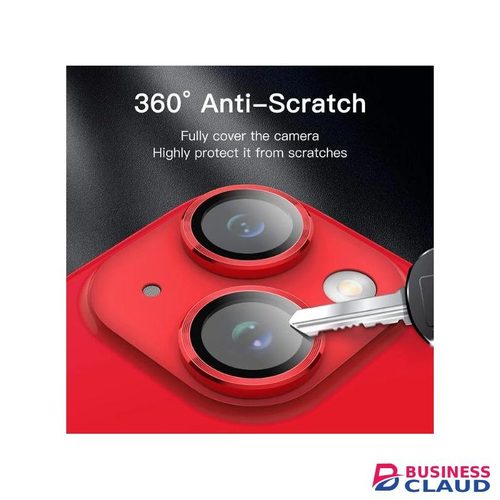 iPhone 13 Phone Case, Metal Ring Camera Lens Protector for Enhanced Protection for Third Device